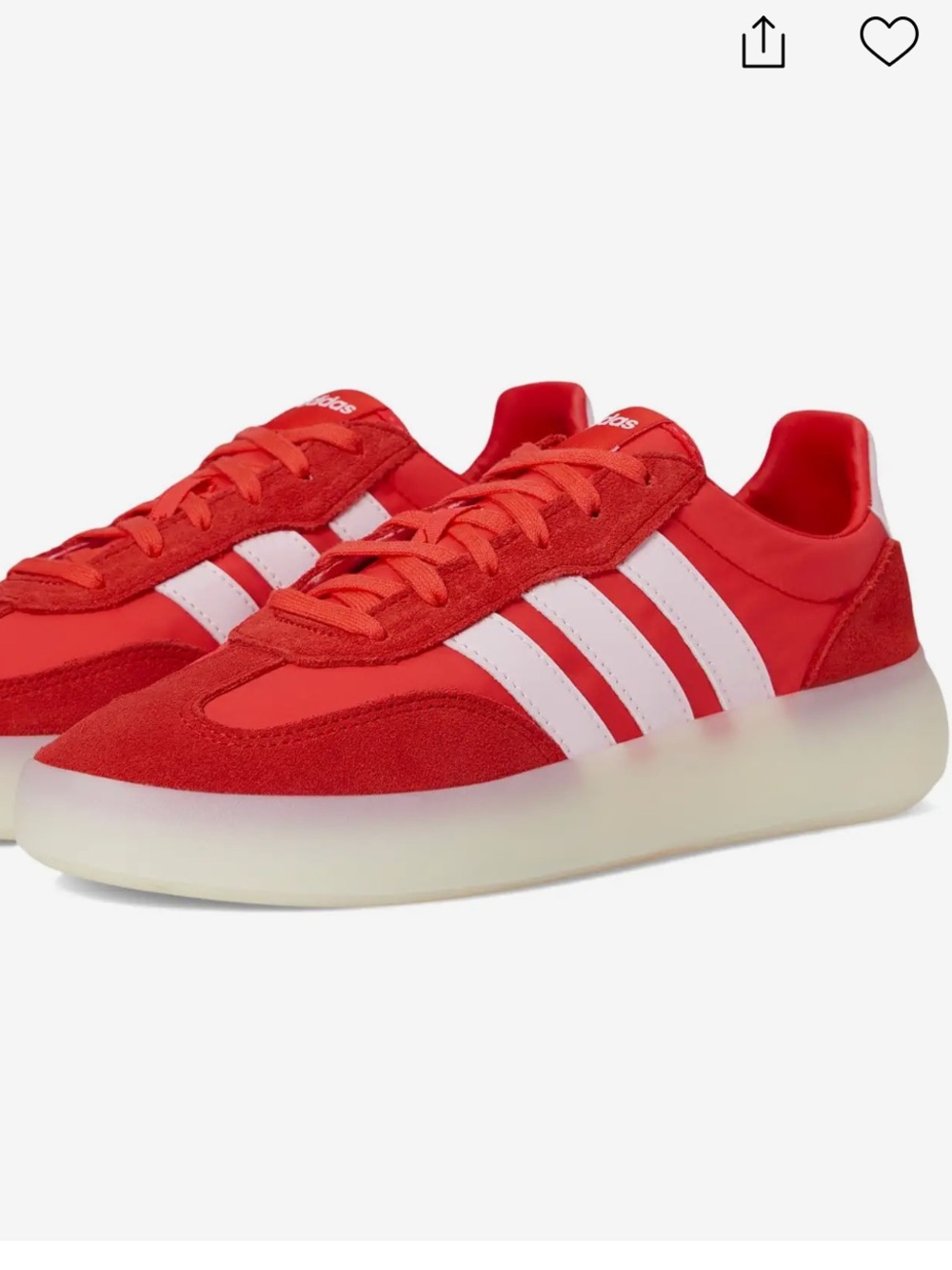 Adidas Women's Barreda Decode Red Sneakers size 7